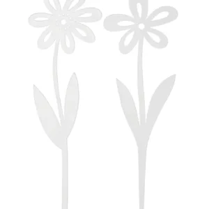 Blüte zum Stecken weiß 8x25cm Preiswert