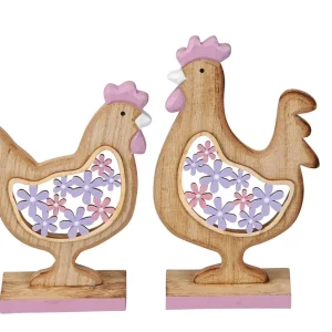 Hochwertig Hahn/Huhn flieder