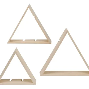 Design-Rahmen Holz dreieck 3 Stk Geprüft