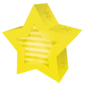 Heute Kaufen Laternen Bastelset Twinkle Star ”gelb” 19,3 x 18,3 x 8 cm