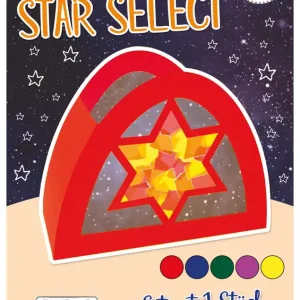 Laternen Bastelset Star select Farbe: rot Geld-Zurück-Garantie
