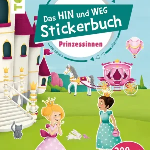 Versand Am Gleichen Tag Das Hin-und Weg-Stickerbuch Prinzessinen