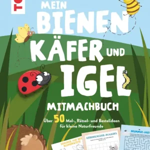 Gratis Versand Mein Bienen, Käfer und Igel Mitmachbuch