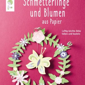 Preisreduziert Schmetterlinge und Blumen aus Papier