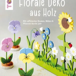 Florale Deko aus Holz Schnäppchen