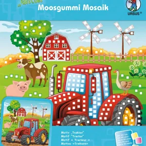 Moosgummi-Mosaik-Glitter ”Traktor” Top-Qualität