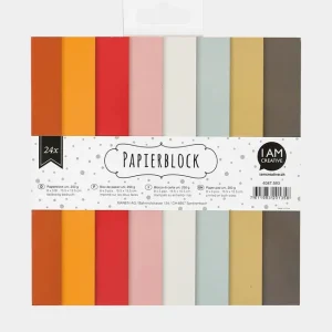 Papierblock uni 15,5 x 15,5cm Pearl-Effekt, 24 Blatt, 250g/m² Gleich Bestellen