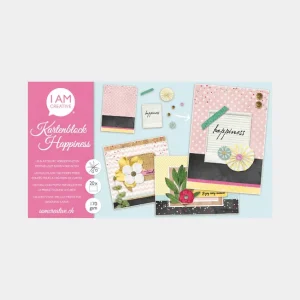 Sichere Zahlung Kartenblock Happiness 24,7x14 cm 20 Bl.