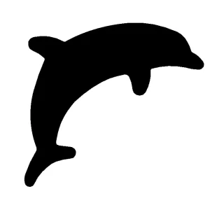 Super-Preis Motiv-Locher klein Delfin