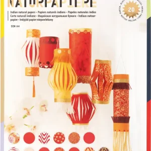 Colours of India ”Mumbai” Naturpapier Block DIN A4 20 Blatt Neuheit