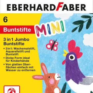 Heißes Angebot Mini Kids Jumbo Buntstifte 6 Stück
