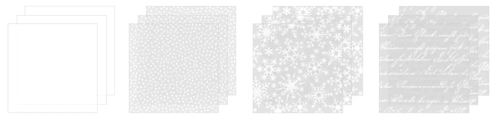 Jetzt Zugreifen Faltblätter weiß/Pünktchen/Kristall 15x15 cm, 115g/m², sort., 60 Blatt