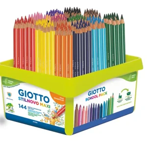Original GIOTTO Stilnovo Maxi 144 Farbstifte 12 x 12 Farben sortiert