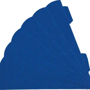 3D Geschwistertütenrohling blau Premium