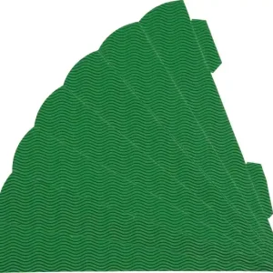 3D Geschwistertütenrohling grün Abverkauf