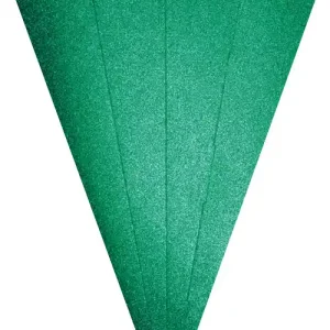 Kostenloser Rückversand Glitter Schultütenrohling grün