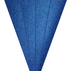 Top-Seller Glitter Geschwistertütenrohling blau