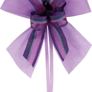 Jetzt Zugreifen Schultütenschleife flieder mit Streifen