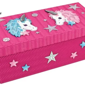 Kreativkarton Bastelset Einhörner Schnäppchen