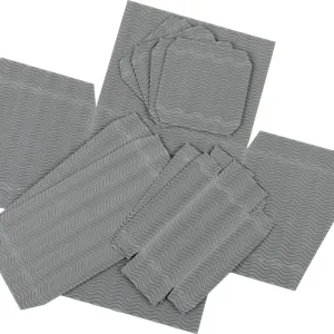 Kracherpreis Schreibtischbox grau aus 3D Wellpappe