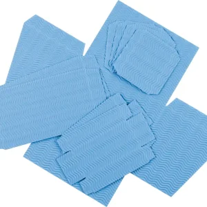 Schreibtischbox hellblau aus 3D Wellpappe Handgefertigt