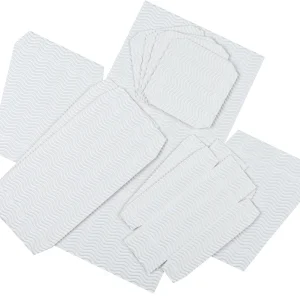 Aktuell Schreibtischbox weiß aus 3D Wellpappe