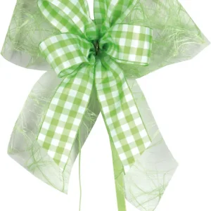 Schultütenschleife hellgrün kariert Ausverkauf