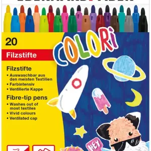 Fasermaler Colori 20 Stück sortiert Top-Seller