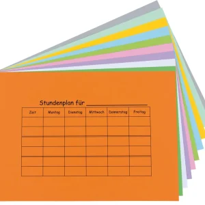 Limited Edition Stundenplanset 10 Stück sortiert
