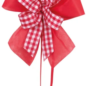 Schultütenschleife rot kariert Preisknaller