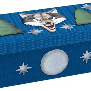 Top-Qualität Kreativkarton Bastelset Wolf