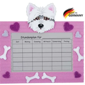 Begrenztes Angebot Stundenplan Bastelset Hund