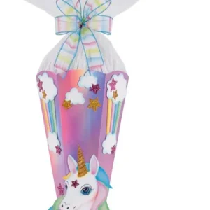 Schneller Versand Schultüten Bastelset Shirin - Einhornkopf