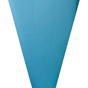 Kracherpreis Metallic Schultütenrohlinge blau, 5 Stück