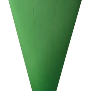 Mengenrabatt Metallic Schultütenrohling grün