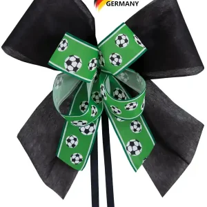 Direkt Vom Hersteller Schultütenschleife Fußball schwarz/grün