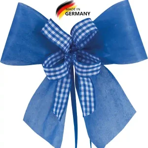 Schultütenschleife blau kariert Ab Werk