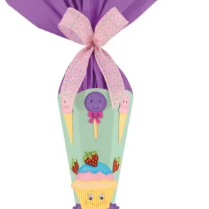 Handgefertigt Geschwistertüten Bastelset Tammy - Cupcake