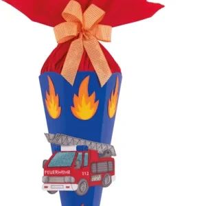 Handgefertigt Schultüten Bastelset Herbie - Feuerwehrauto