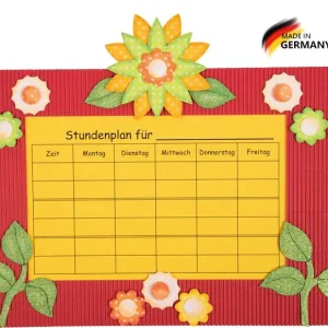 Bestpreis Stundenplan Bastelset Sternblume