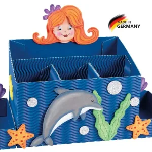 Schreibtischbox Bastelset Meerjungfrau Hochwertig