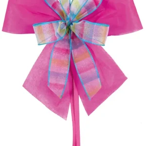 Schultütenschleife pink mit Streifen Gleich Bestellen