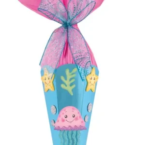 Hochwertig Geschwistertüten Bastelset Melissa - Qualle