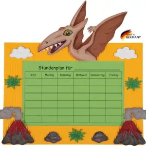 Stundenplan Bastelset Flugsaurier Aktuell