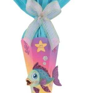 Geschwistertüte Bastelset Glitzerfisch - Geschwistertüten Bastelset Hailey Neu Im Sortiment