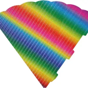 Kostenfreie Lieferung 3D Schultütenrohling regenbogen