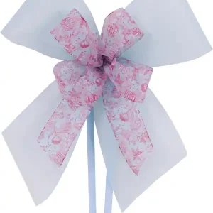 Schultütenschleife zartblau mit Blumen Wochenendangebot