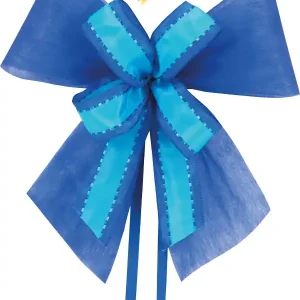 Jetzt Bestellen Schultütenschleife blau mit Streifen