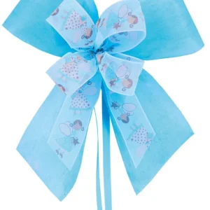 Schultütenschleife türkis mit Elfen Handgefertigt