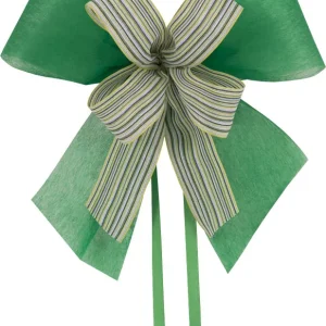 Top-Angebot Schultütenschleife grün mit Streifen